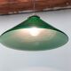 Lampe opaline verte ancienne