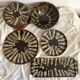 Saint Jean de Bretagne earthenware dessert plates