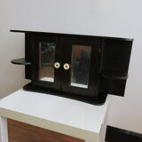 Old mirror wall-mounted toilet cabinet