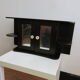 Old mirror wall-mounted toilet cabinet