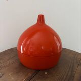 Vintage design 60s small round orange box