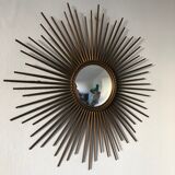 Sun mirror witch's eye Chaty 71cm vintage 1960