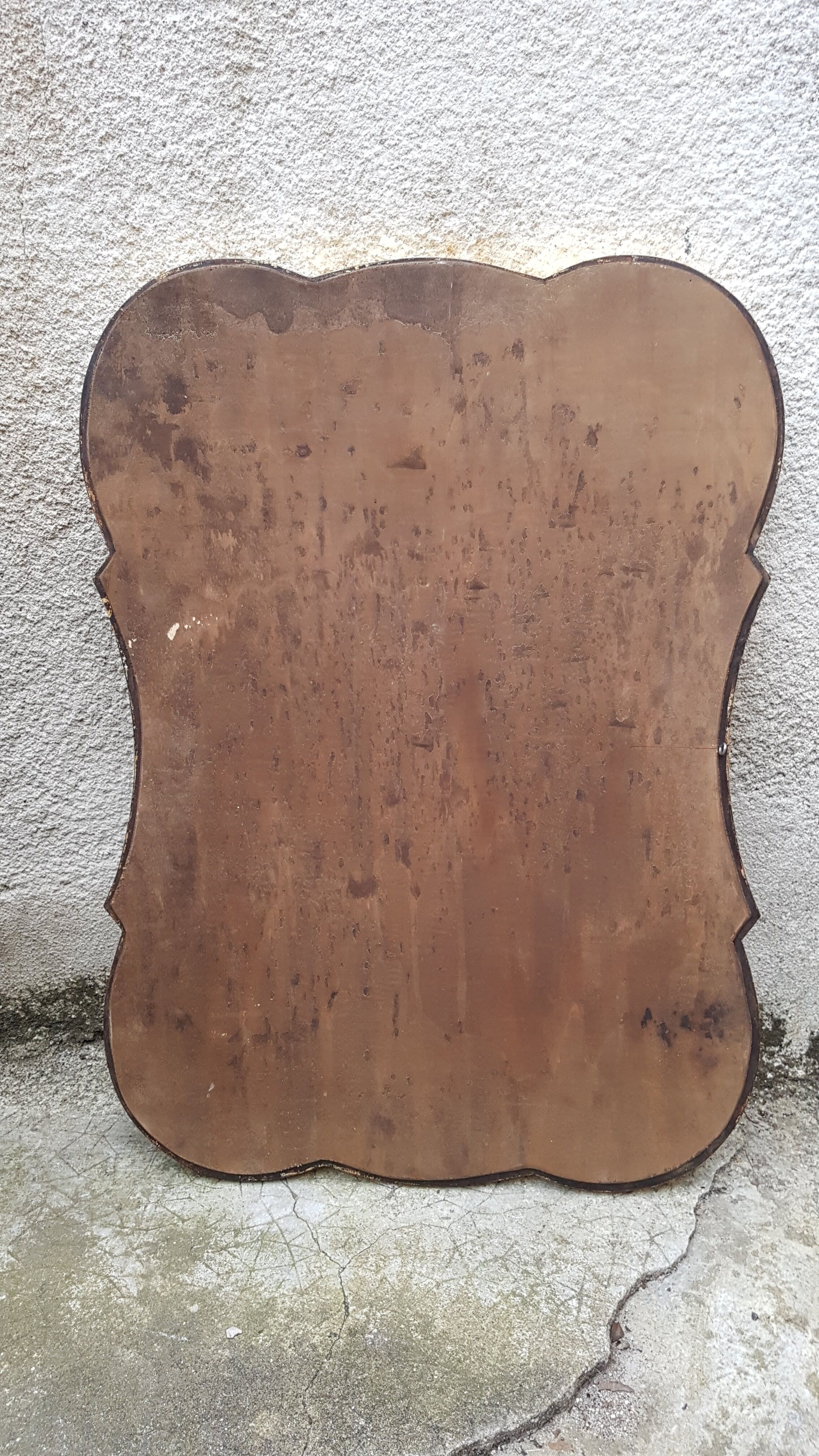 Mirror wooden gold twentieth 81x58cm