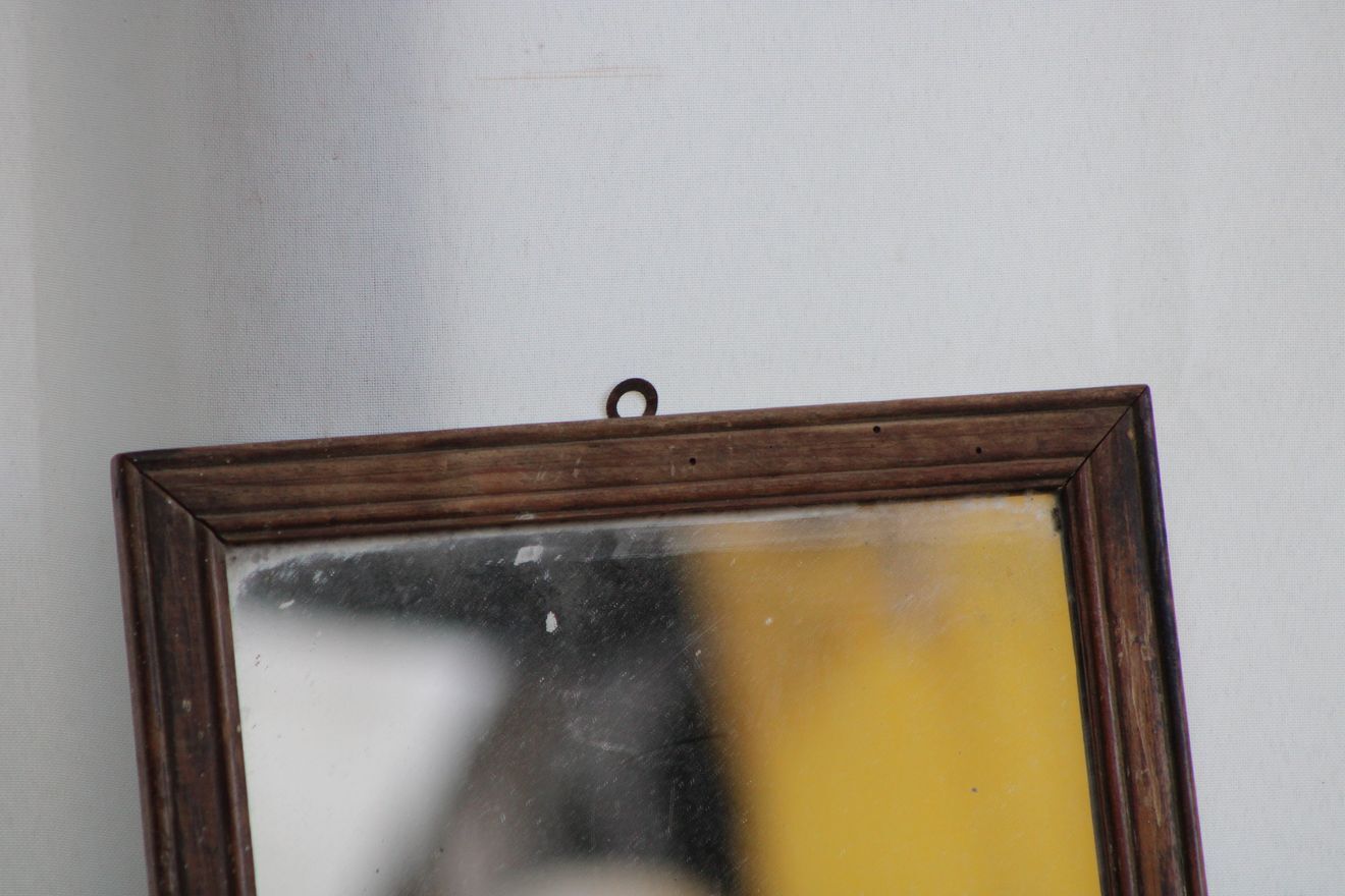 Wooden mirror