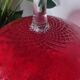 Red vase Empoli Italy 1960