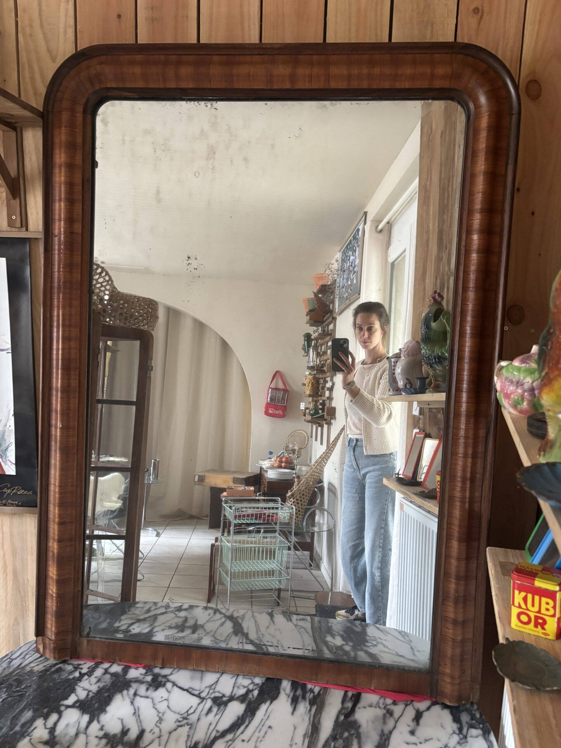 Large Louis Philippe mirror