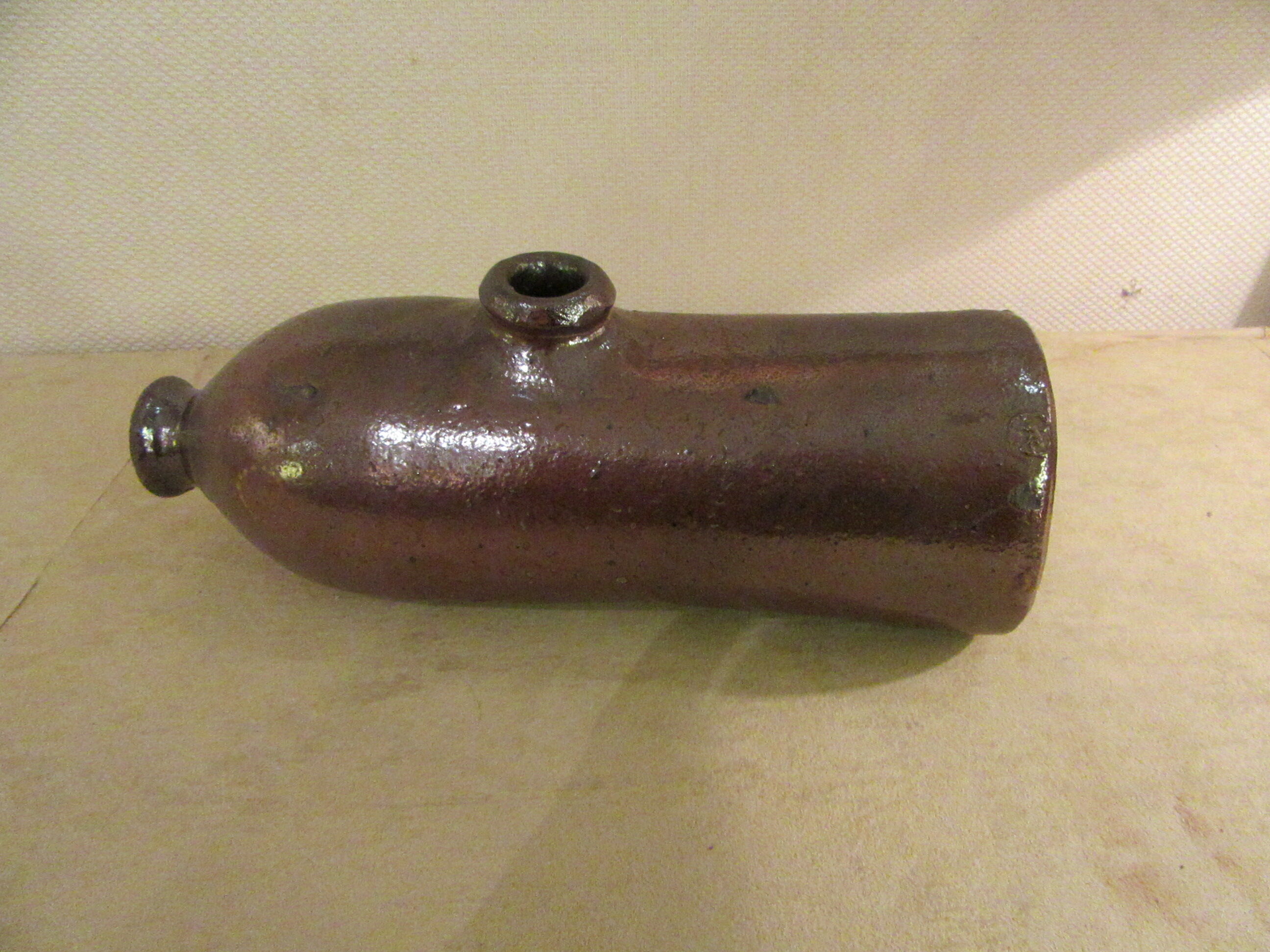 hot water bottle in the ground cooked