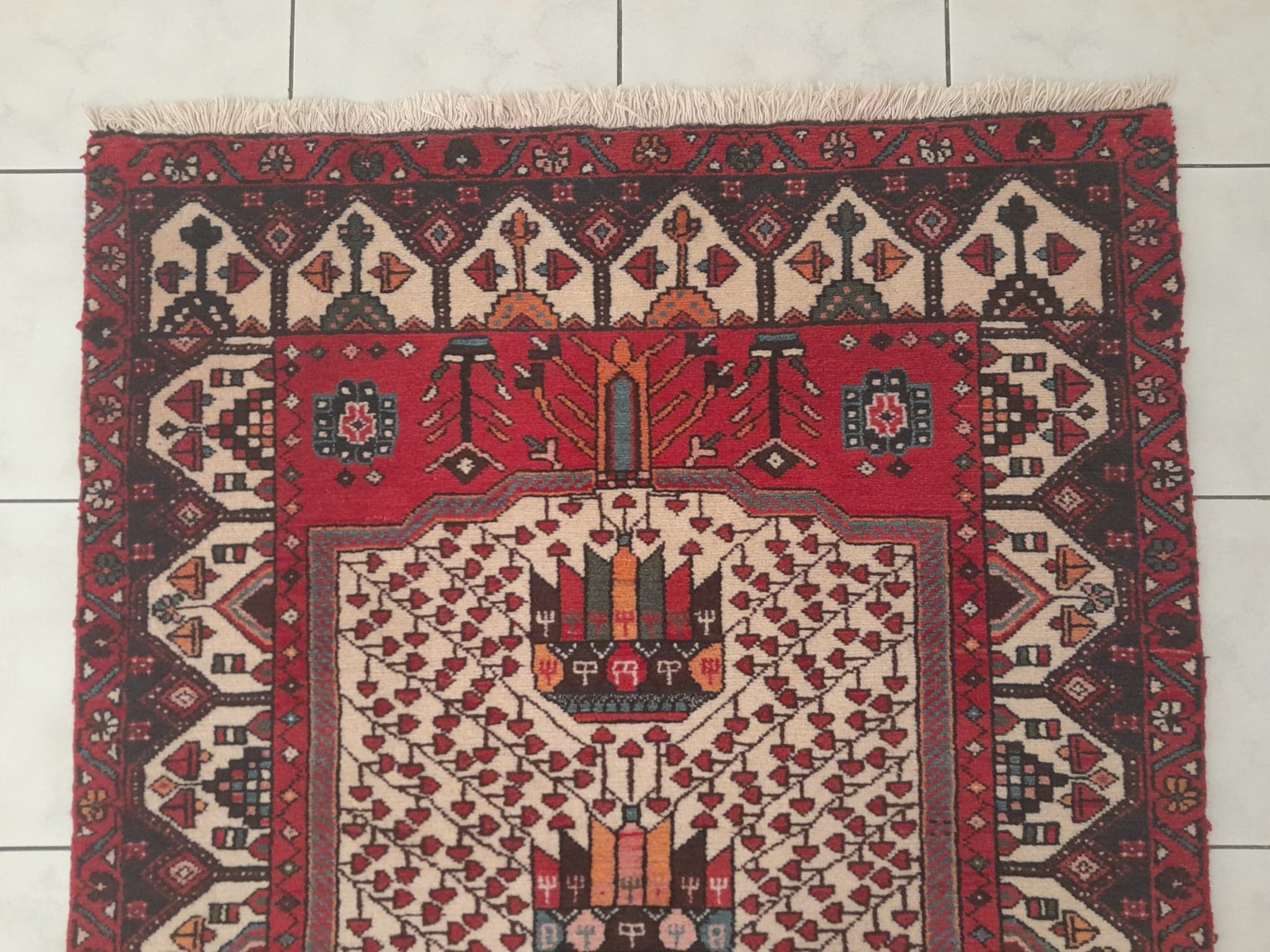 Handmade Persian rug Afshar 145x110cm