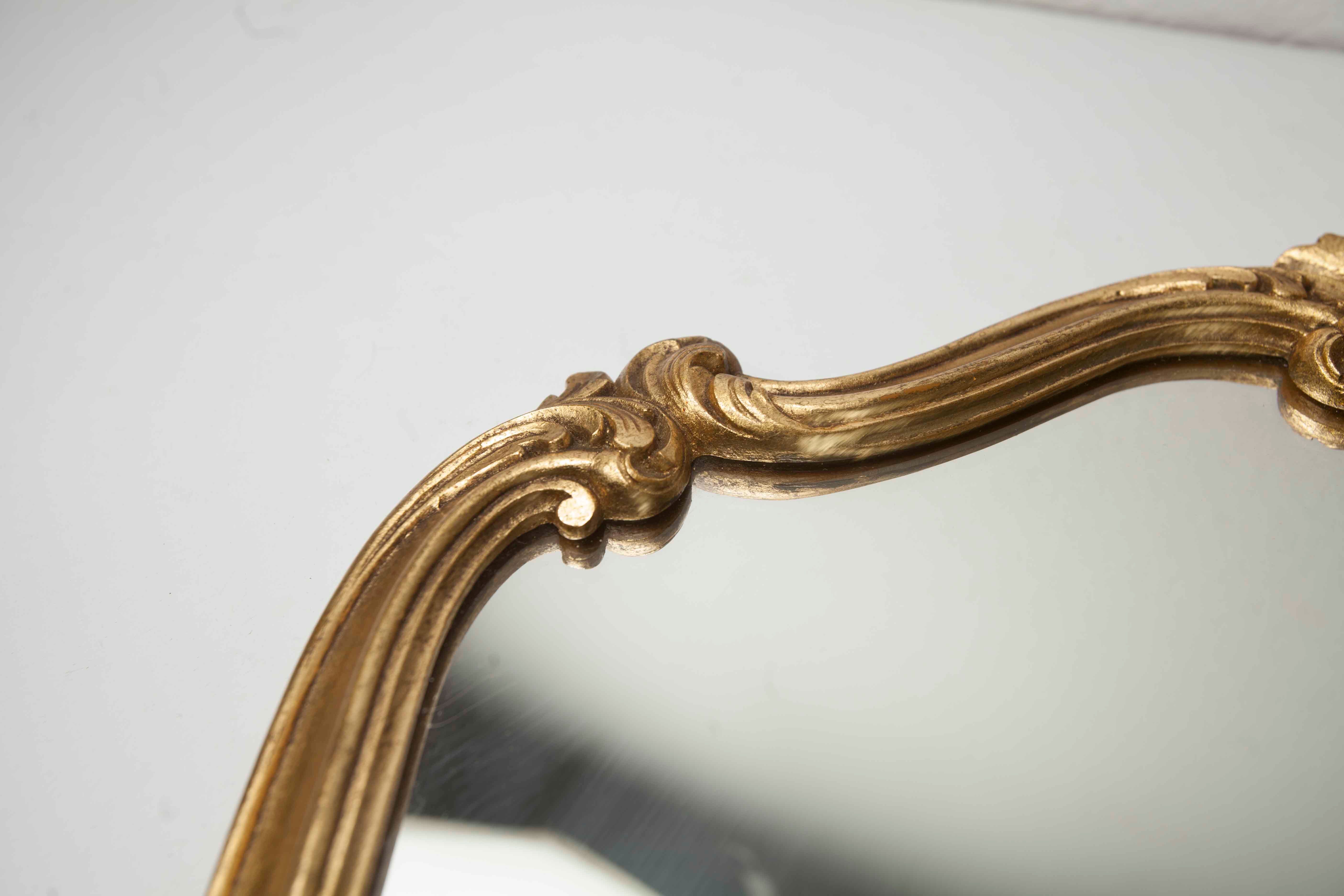 Baroque golden mirror 51x33 1930