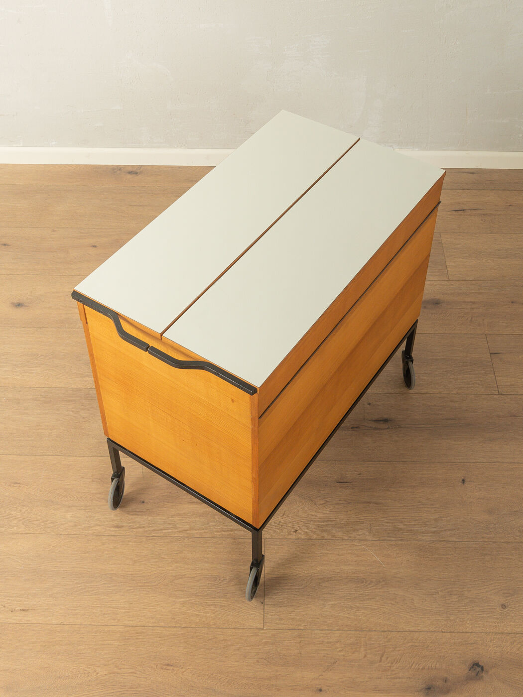 Bar cart from the 1960s