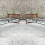 Pair of daybeds with braces 1950