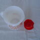 Pichet Scania verseuse carafe petities fleurs orange arcopal vintage