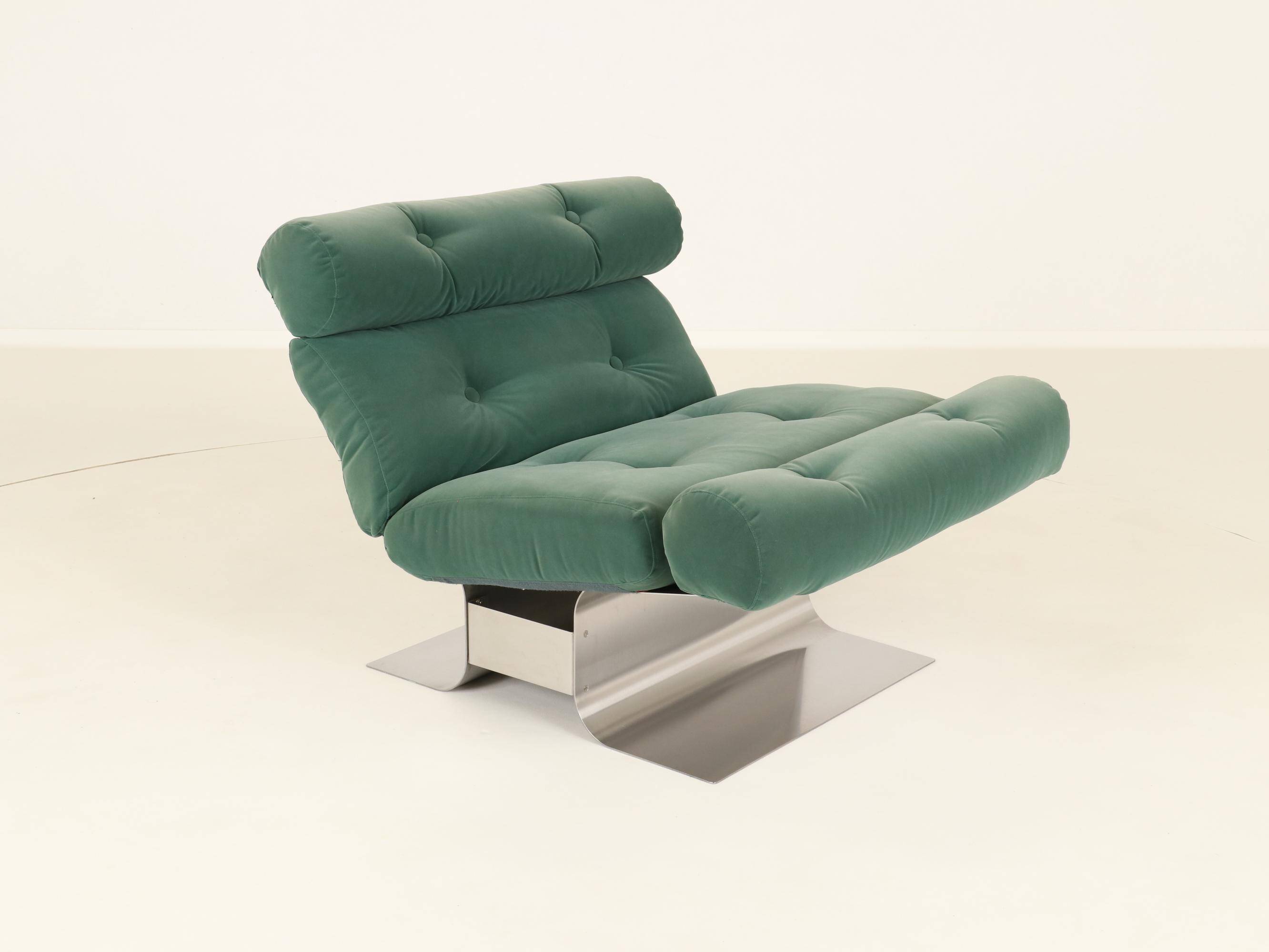 Rare Lounge Chair by François Monnet for Kappa, France, 1970s