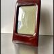 Antique  Art Deco Mahogany Wooden Frame  22.5 cm x 13.5 cm  convex glass