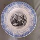 Set of 12 plates the pleasures of housekeeping