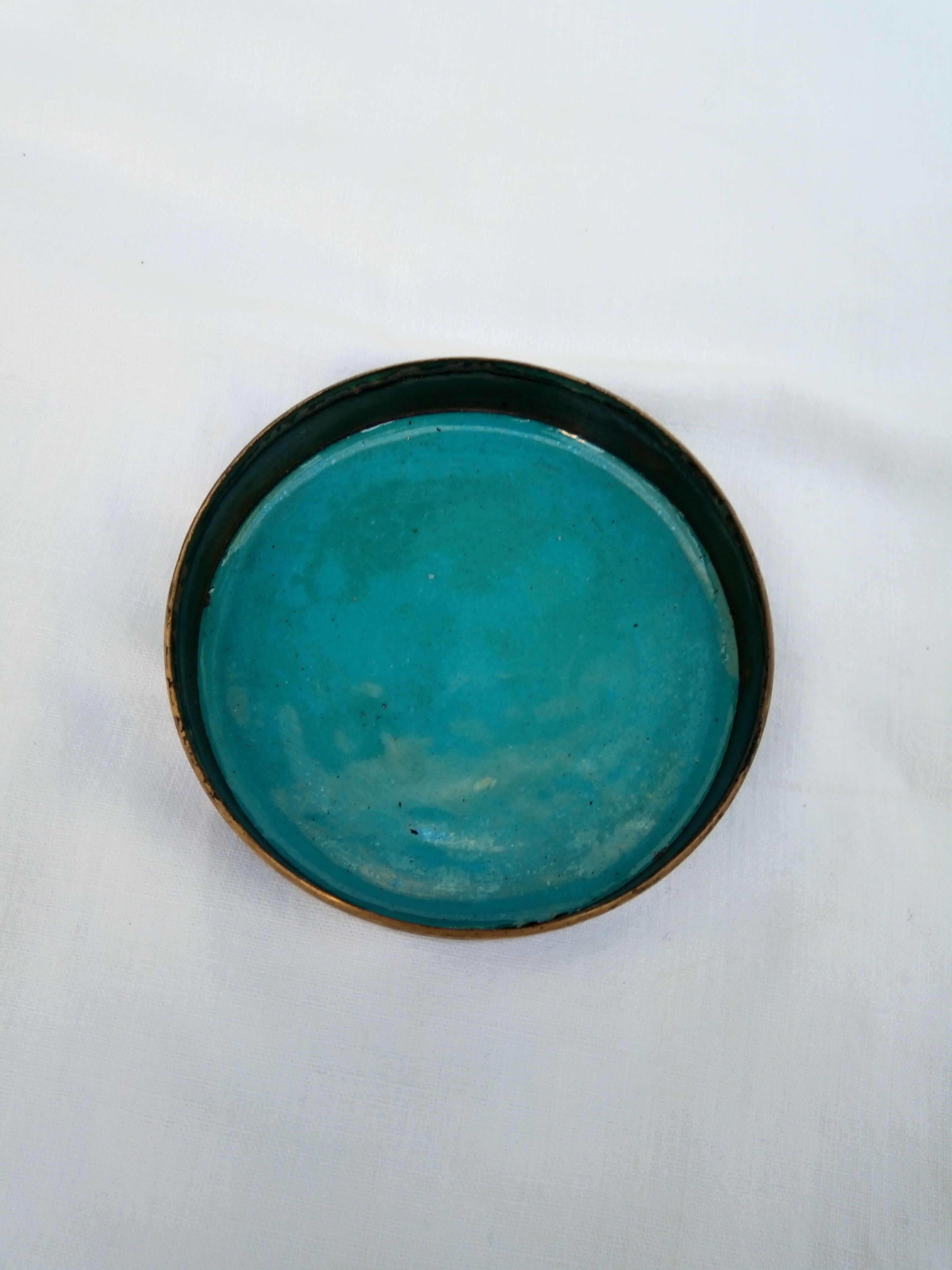 Box in partitioned enamels, china late 19th century