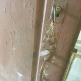 Entrance door in old oak