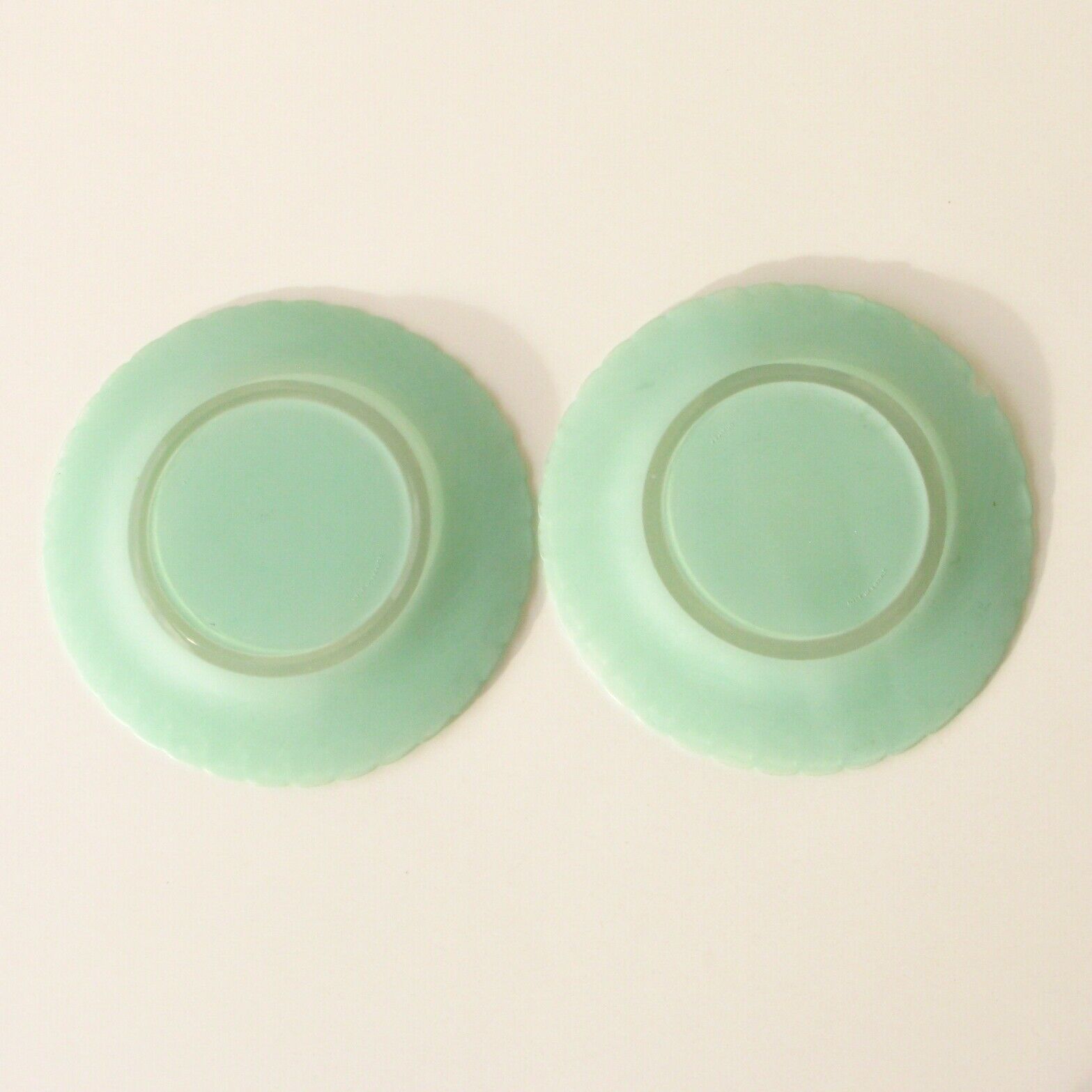 Lot 6 large plates Duralex colors - very vintage - france - pastel