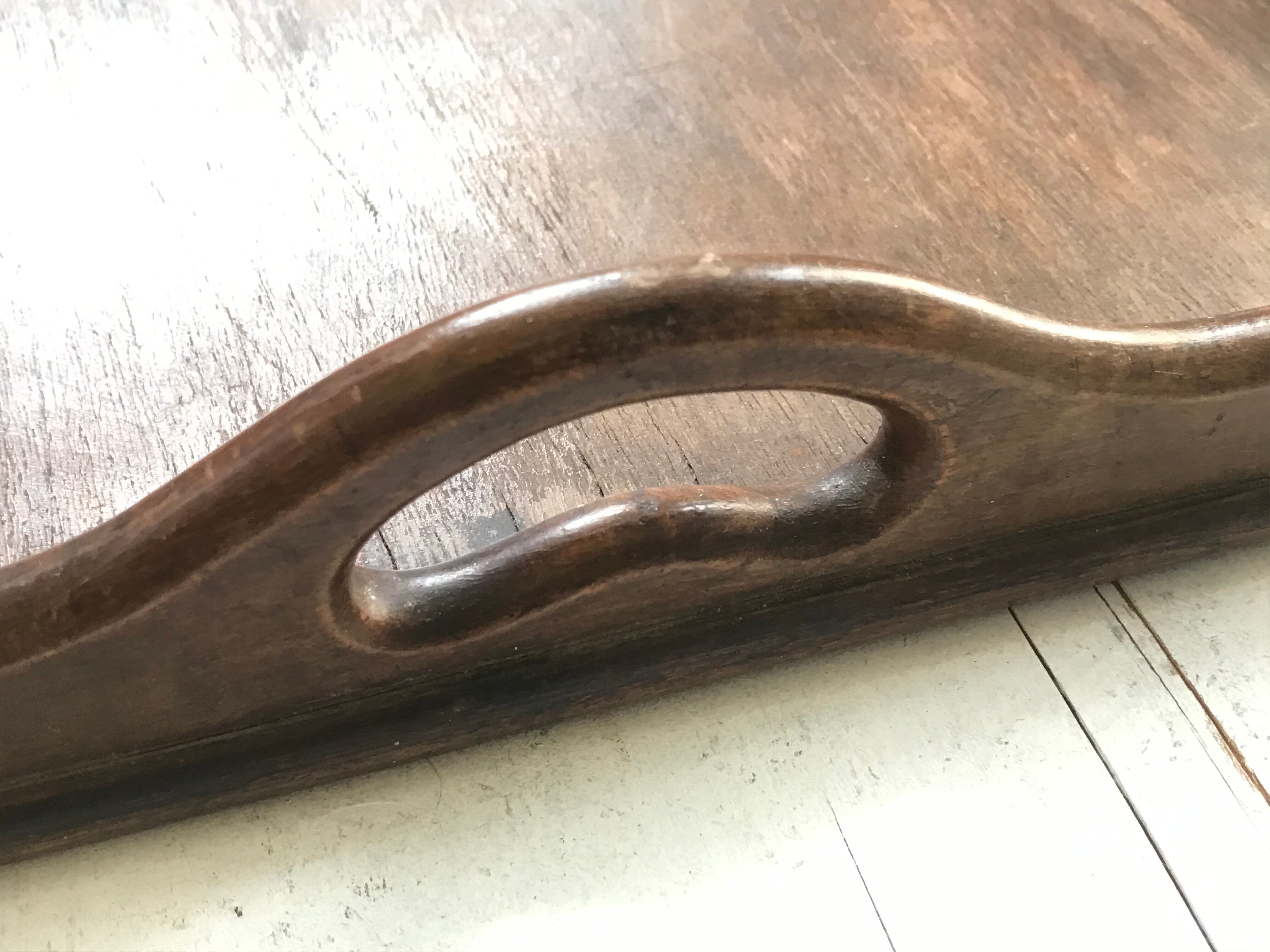 Art deco wooden tray