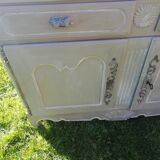 Low sideboard Louis XV patinated