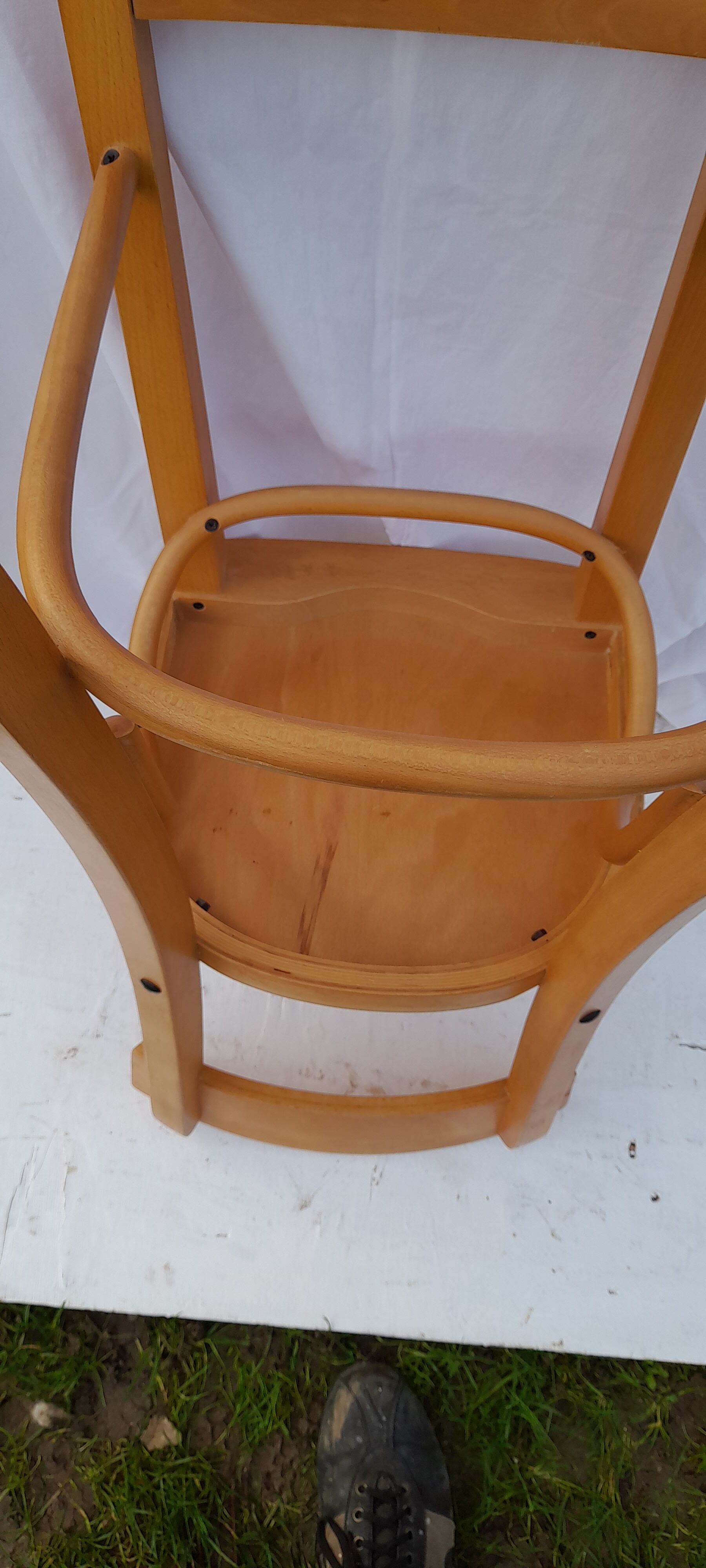 2 chaises bistrot de bar H 103,5 cm