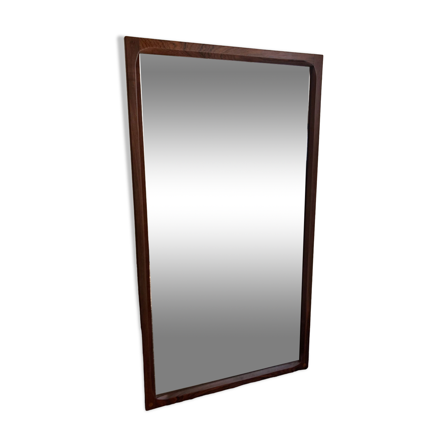 Scandinavian rosewood mirror Aksel Kjersgaard 166 for Möbel Odder 1960