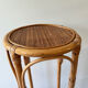 Porte plante seventy’s rotin bambou