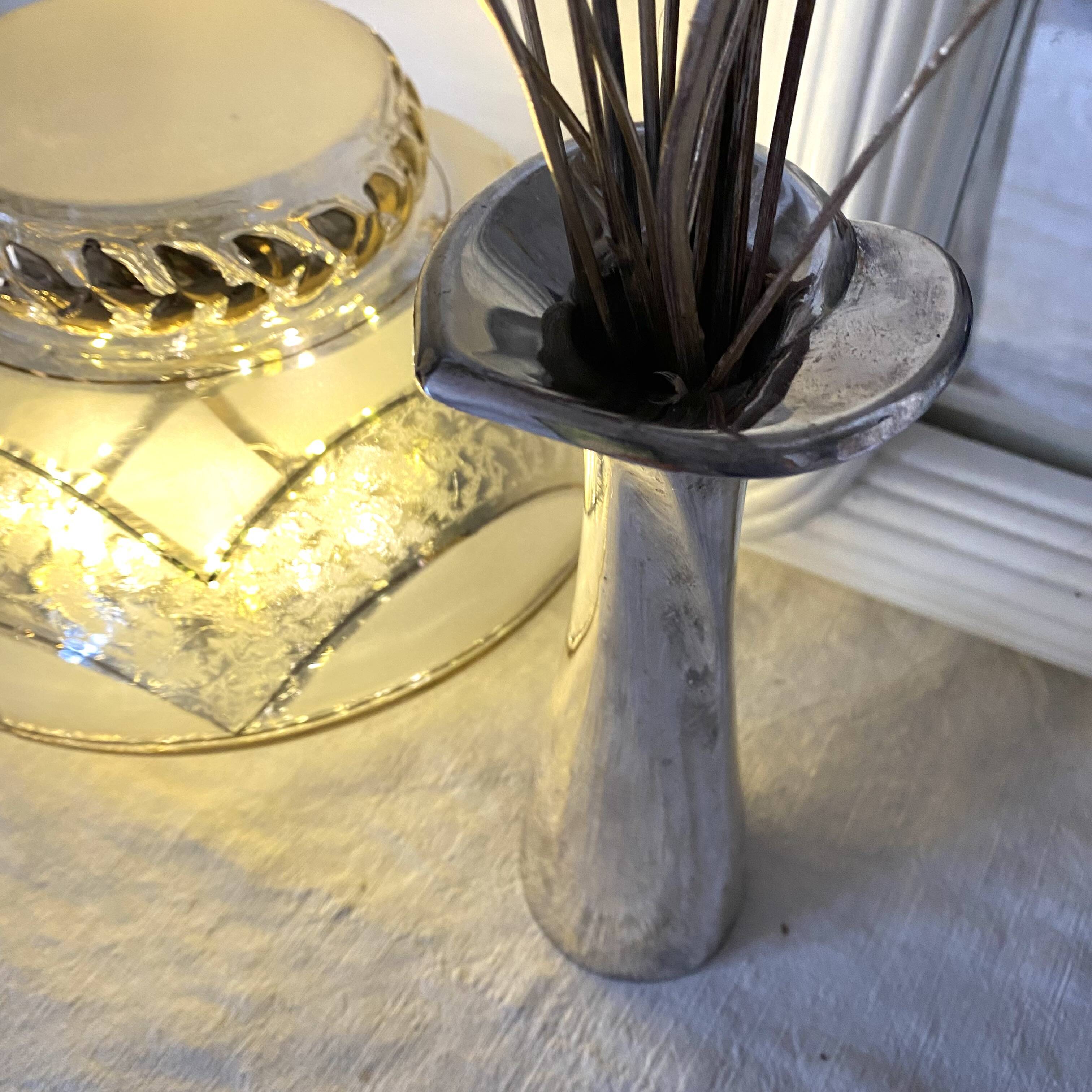 Candle holder or soliflore vase heart 80s