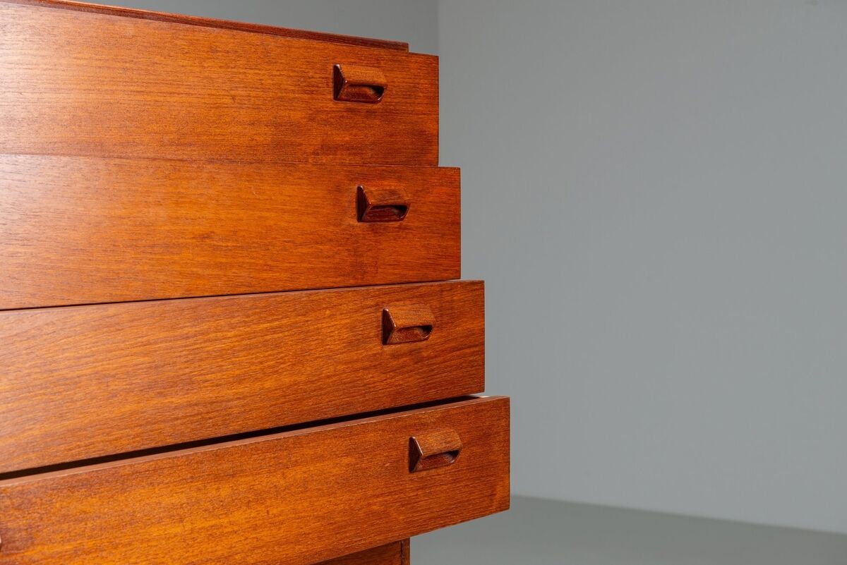 Commode Borge Mogensen en teck Soborg Mobelfabrik Danemark 1960