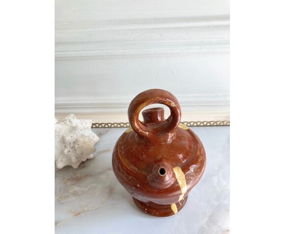 Gargche gargoulette glazed pottery