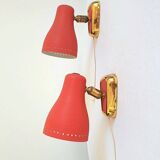 Pair of Lunel wall lights 1960