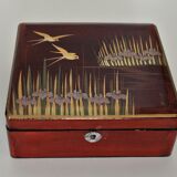 Boite à bijoux japonaise XIXe laque Hiramaki