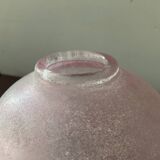 Vintage “Scavo” vase in glass paste
