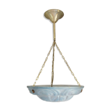 Suspension in glass art deco