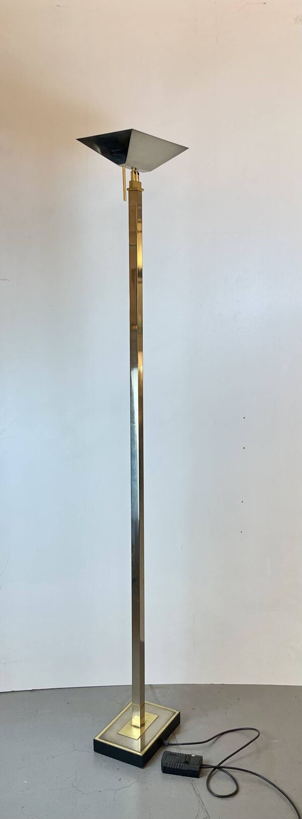Hollywood Regency Floor Lamp by Deknudt Belgium, 1980s