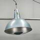 A.L.F. Firenze Italian Industrial Three-Light Chandelier, 1970s