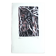Original abstract black white pink screenprint, Signed artist's proof