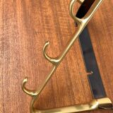 Mid-century metal corner coat rack, 1960s