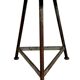 Tabouret d'atelier industriel gris, années 1960