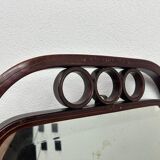 Extremely rare secessionist mirror no. 1148 by Gustav Siegel for J&J Kohn