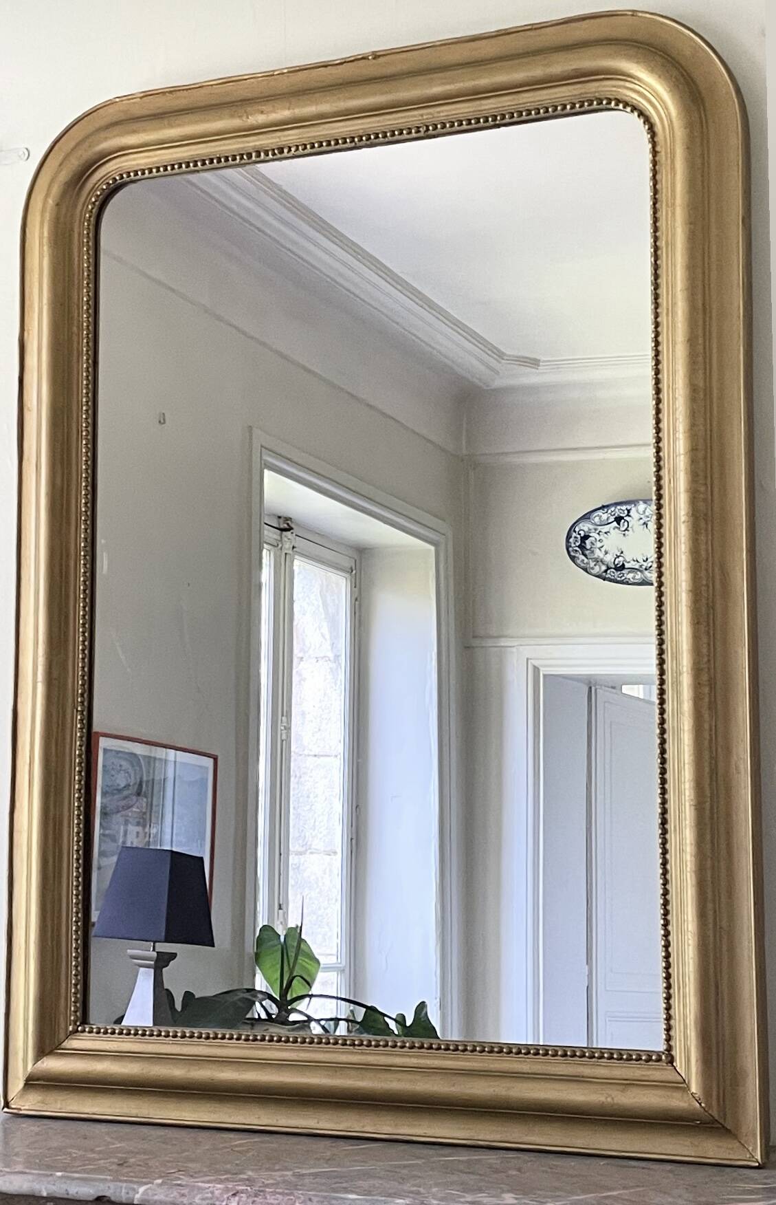 Louis Philippe pearl mirror H120 X W95