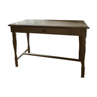 Table bois blanc cassé