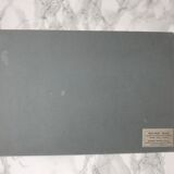 Ancient watercolor on cardboard featuring a wader