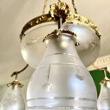 Large 1900 neoclassical chandelier