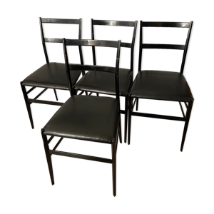 set de 4 chaises 1980