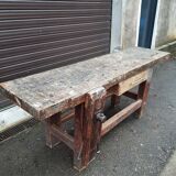 Solid wood workbench