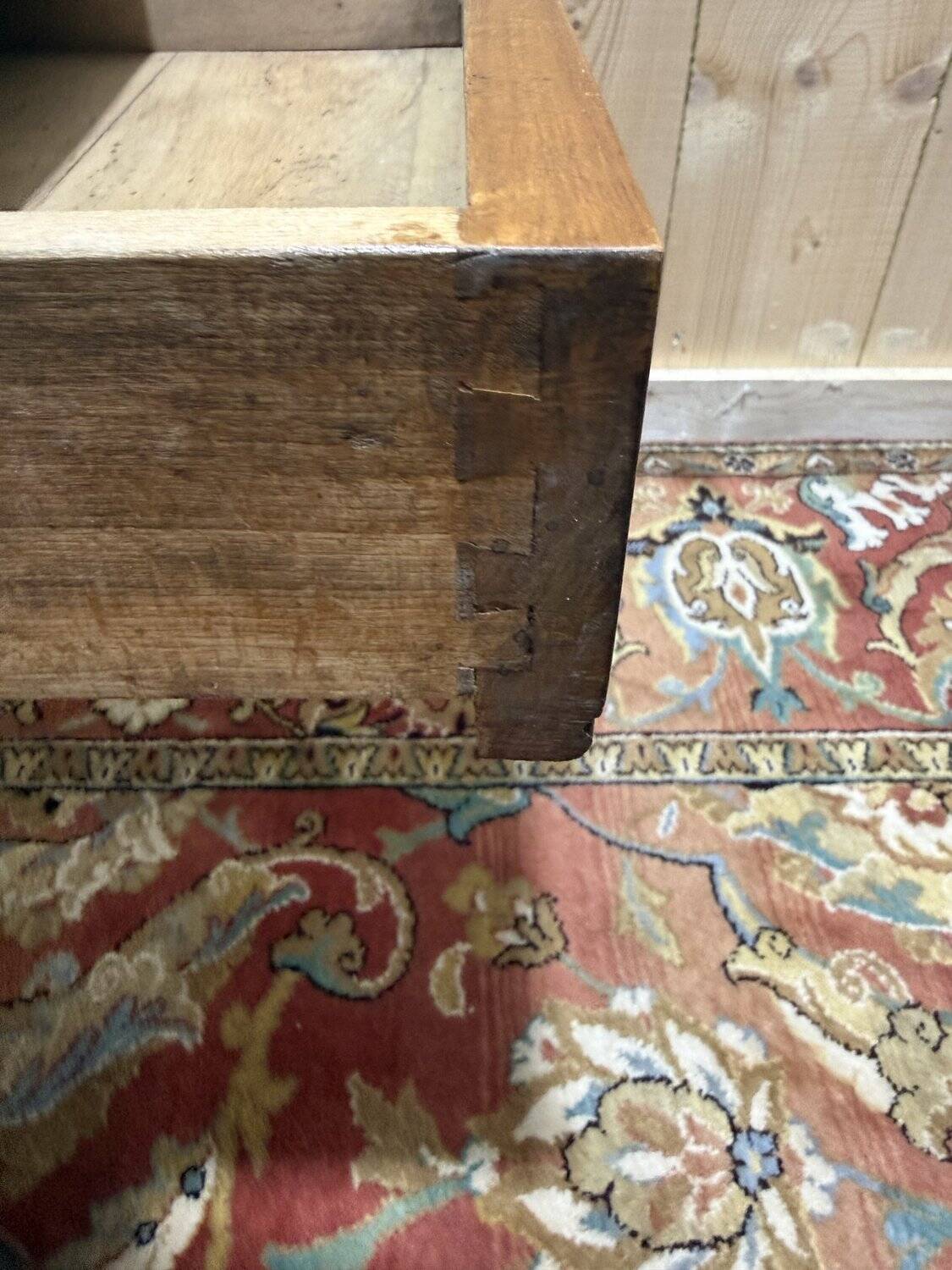 Louis XV style coffee table in cherry wood.