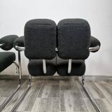 Mid-century restored armchairs