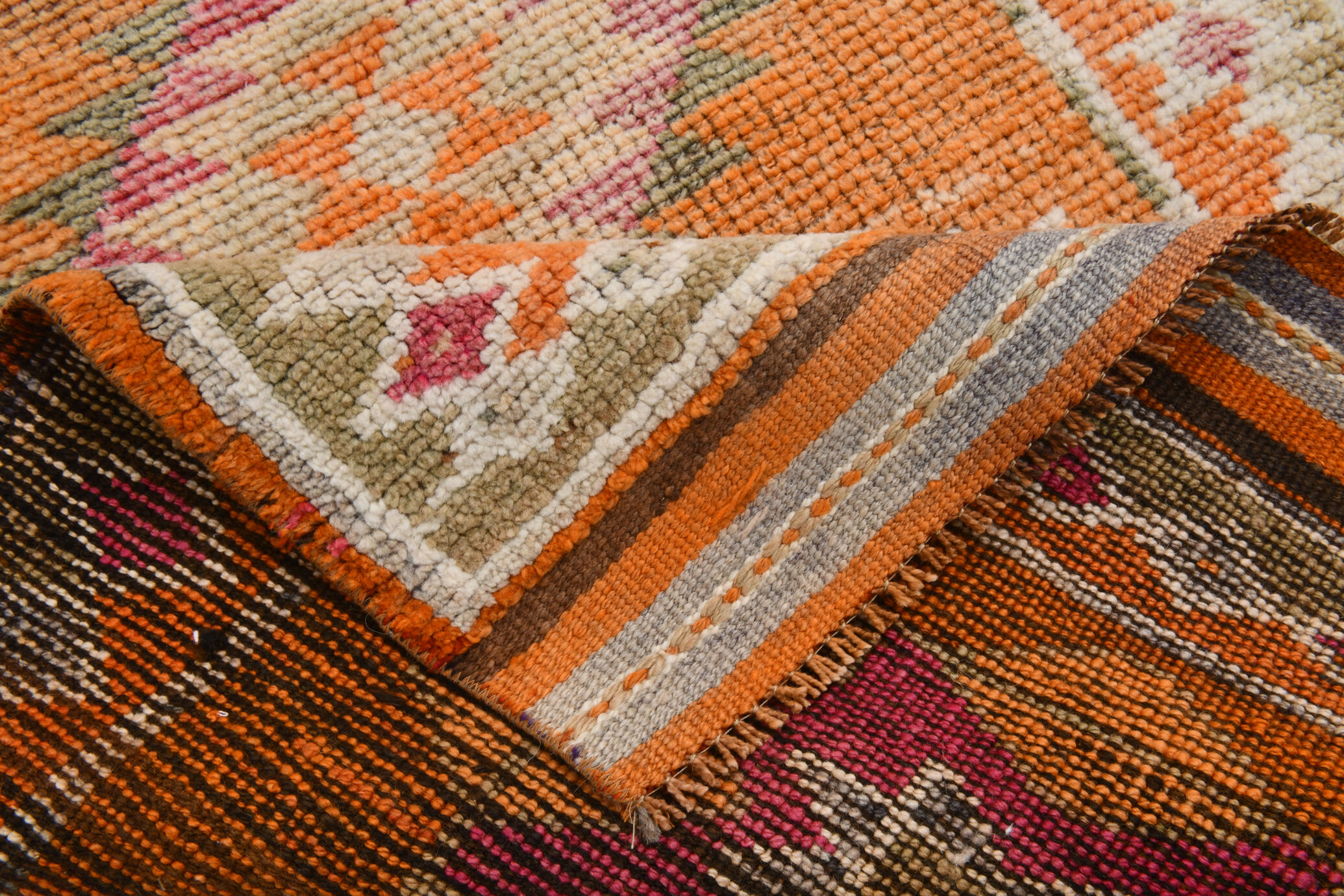 3x13 vintage modern runner rug, 87x391cm