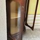 Corner display cabinet veneered in mahogany - Victorian - 20th century
